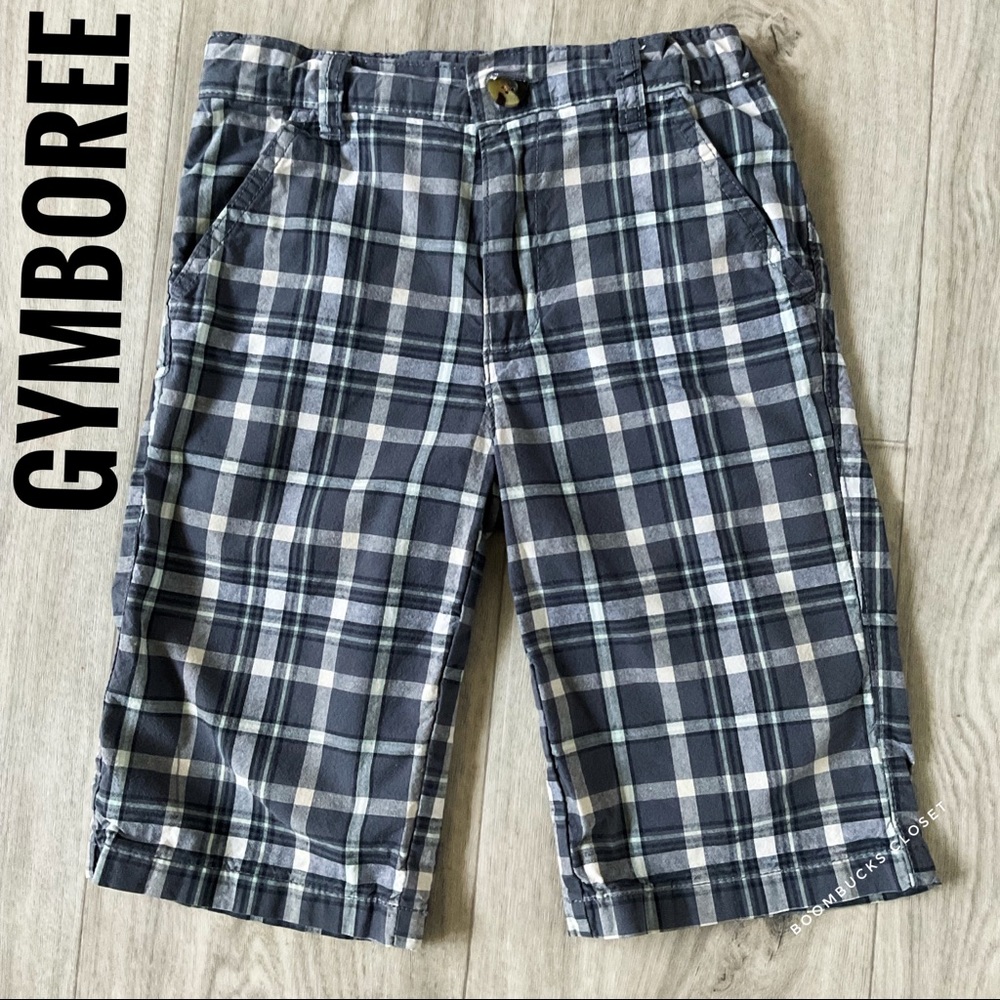 EUC Like New Gymboree Boys Plaid Shorts Size 8